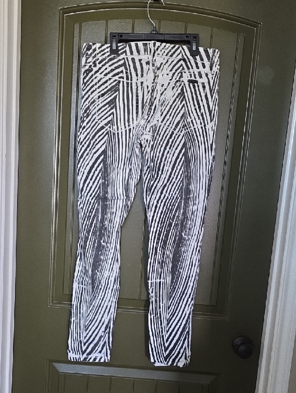 Joe's Jeans Black and White Zebra Stripe JOE'S Jeans